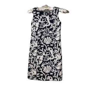 Vineyard Vines seahorse and coral design dress